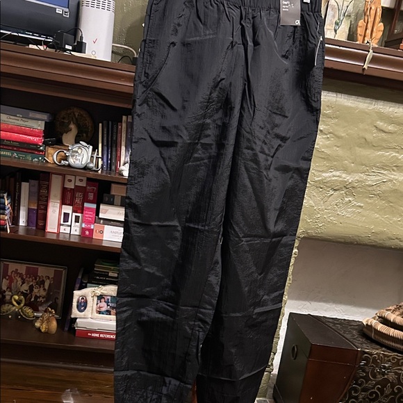 GAPfit Pants - GAP Black Track Joggers with Elastic Waist